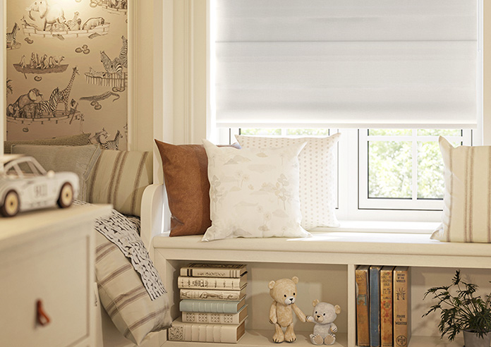 Oslo, Ivory - Roman Blind - Image 5